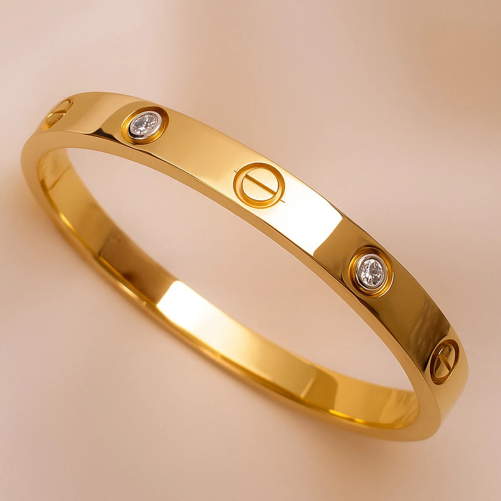 Luxury Gold Bracelet Stack Set – 3 Piece