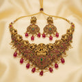 Royal Peacock Lakshmi Heritage Necklace Set