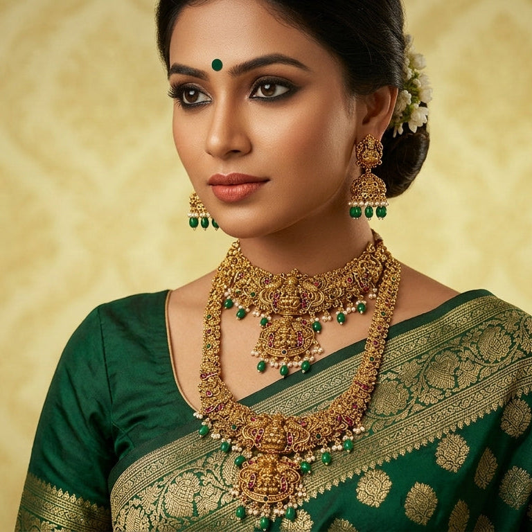 Royal Temple Goddess Necklace Set