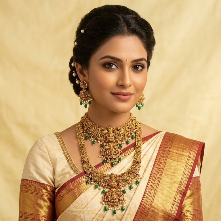 Royal Temple Goddess Necklace Set