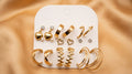 Gold Style Multi Earring Combo Set