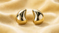 Molten Gold Sculpt Earrings