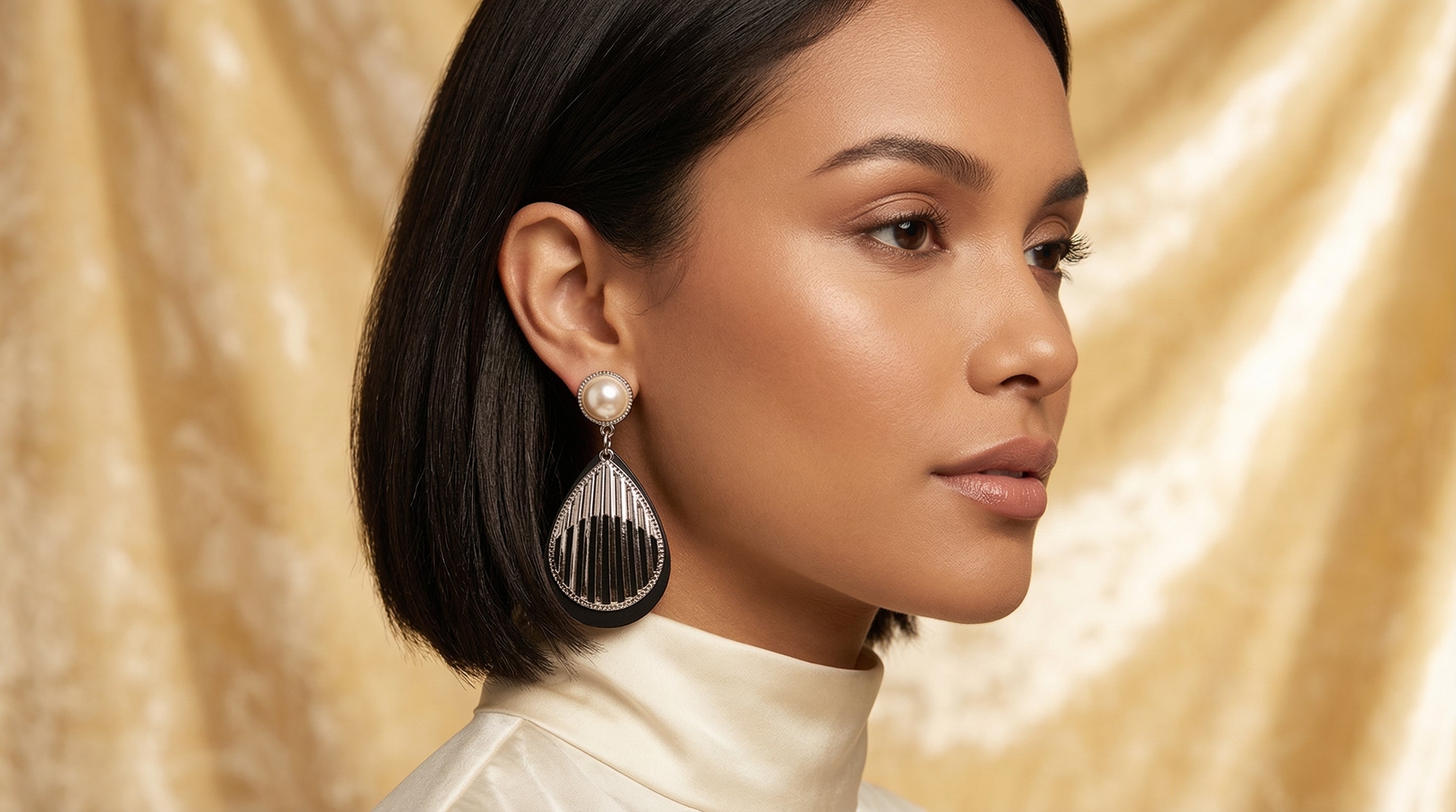 Pearl Elegance Drop Earrings